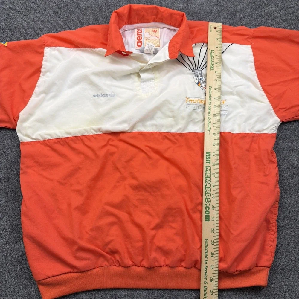 adidas Aerosports Thunderbolt Chuters vintage 80s windbreaker jacket RARE large‎